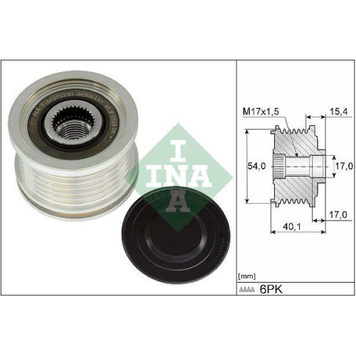 Schaeffler INA Sistem roata libera, generator