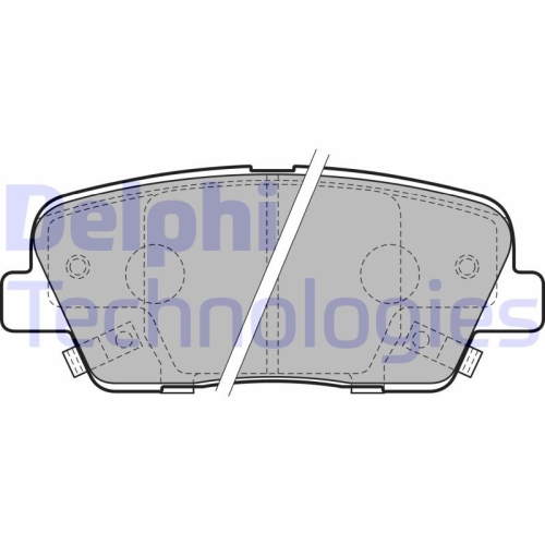 DELPHI set placute frana,frana disc