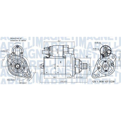 Electromotor Audi; Seat; Skoda; Vw, 1.2 TSI, 1.4, 1.6 BiFuel, 2.0 EcoFuel, 1.6