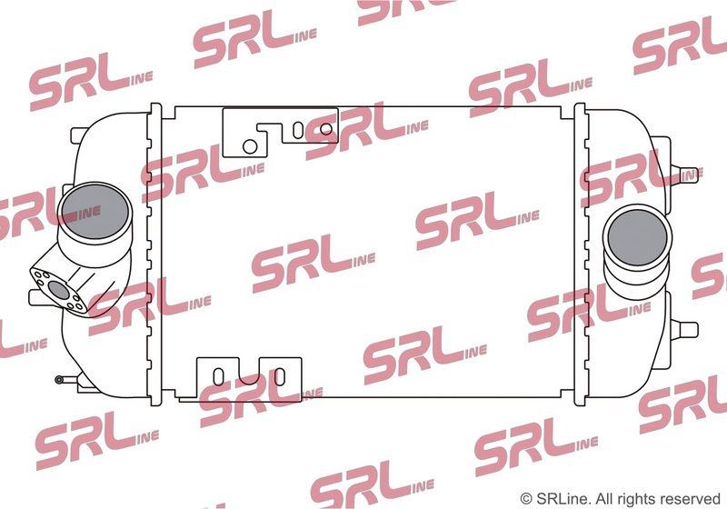 Intercooler Kia Optima 15-, motor: 1.6 T-GDI, 290x202x90, SRLine, miez si rezervor din aluminiu brazat, 282712B790