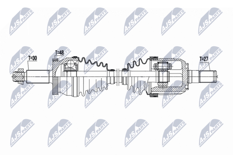Planetara Kia Optima 2.0 2015-; Hyundai Sonata 2.0 2014-; partea stanga, cutie viteze automata; 49500-D4100; NTY, aftermarket