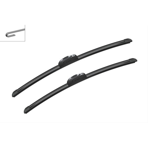 Set stergatoare parbriz BOSCH Aerotwin AUDI 80 (B4), BMW Seria 3 (E36), Chrysler PT CRUISER, Ford MONDEO, Mazda 626, MITSUBISHI CARISMA, Nissan PRIMERA, TERRANO II, SKODA SUPERB (3U4), VW PASSAT (B5), TRANSPORTER (T4) SAAB 9.3; 900; 9000, 530+500 mm