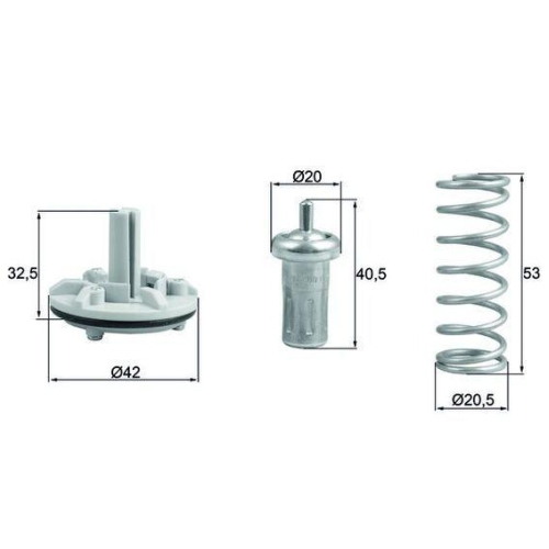 MAHLE termostat,lichid racire BEHR