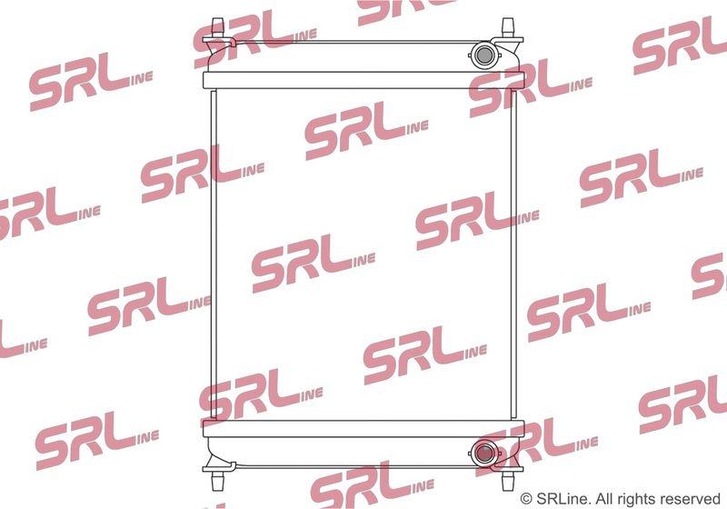 Radiator Bmw X5 (G05) 18-, X6 (G06) 19-, X7 (G07) 19-, Xm 22-; Rolls Royce Cullinan 18-, Ghost 20-, Phantom 17-, motor: 3.0 d, 3.0 R6 T, 4.4 V8 T, radiator auxiliar, 230x260x32, SRLine, Aluminiu/ Plastic brazat, 171117560816; 17118697893