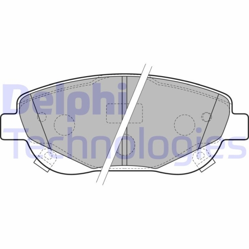 DELPHI set placute frana,frana disc