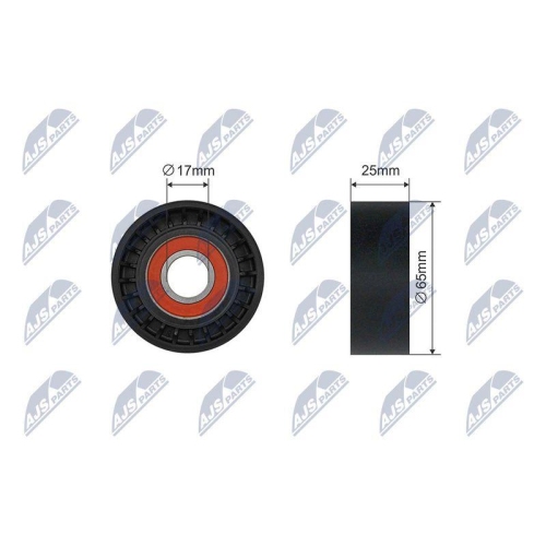 Rola ghidare curea transmisie Citroen Berlingo, Peugeot 208 1.4-1.6hdi 2008-, 500270