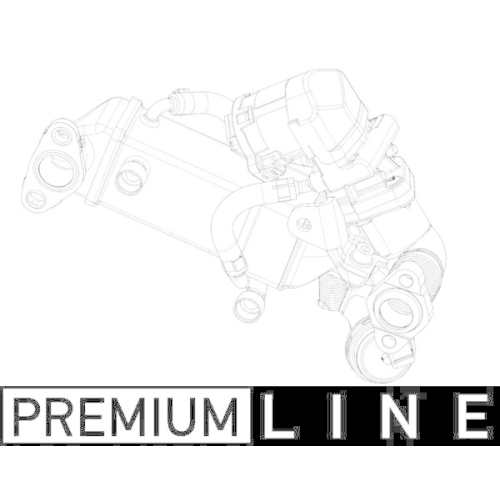 MAHLE Radiator, recirculare gaze de esapament BEHR *** PREMIUM LINE ***