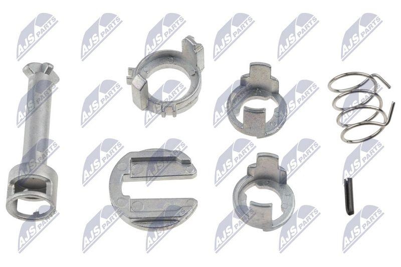Set reparatie cilindri incuietoare BMW Seria 3 (E46) 1998-, X3 (E83) 2004-, X5 (E53) 1999-; manere fata; BM-493; NTY, aftermarket