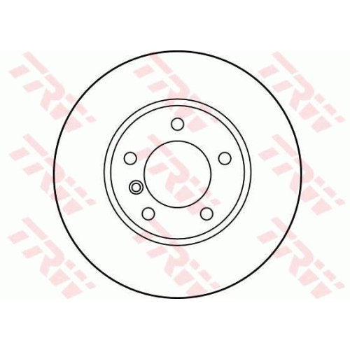 Disc frana Bmw Seria 5, 1995-2004, TRW