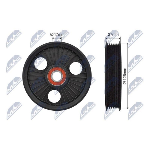 Rola ghidare curea transmisie Citroen C4, (Lc) 2004-2014, Peugeot 307 (3a, C) 2000-2012, 307 Break (3e) 2002-2009, 1991-00