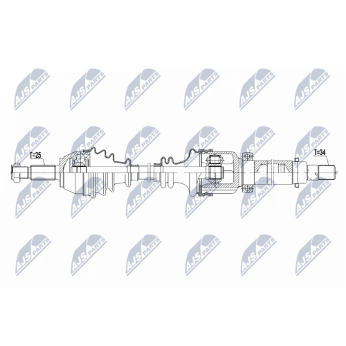 Planetara Ford Focus 3 1.6ti 2010-, Fiesta 1.0t, 1.6ti 2012-, B-Max 1.6ti 2012-, Dreapta, CV Automata, 1768178