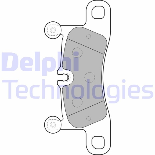 DELPHI set placute frana,frana disc
