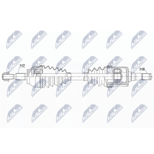 Planetara Ford Focus 3 2.0tdci 2010-, C-Max 2, Grand C-Max 2.0tdci 2010-, Stanga, CV Automata, NPW-FR-161