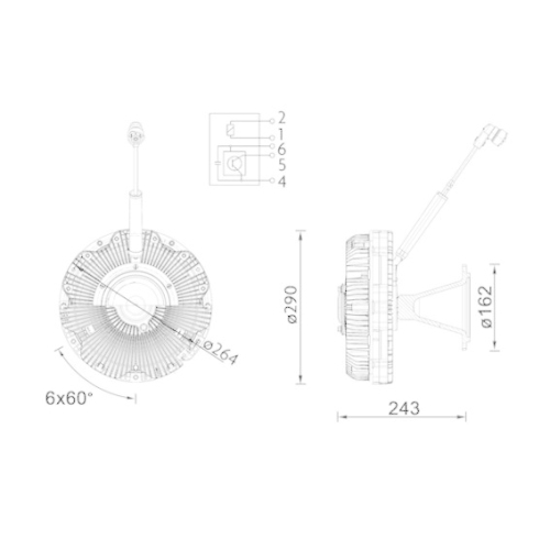 MAHLE Cupla, ventilator radiator BEHR *** PREMIUM LINE ***