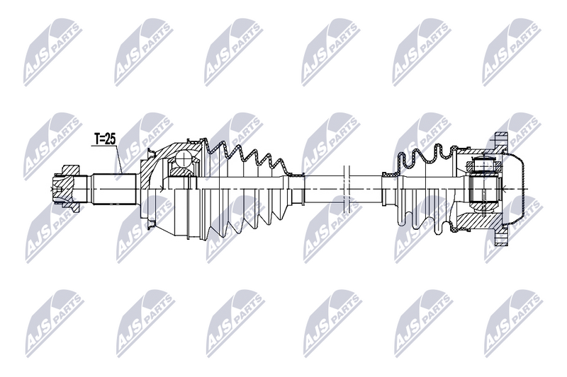 Planetara Lancia Ypsilon 1.3 JTD, 1.3 D Multijet 2003-; partea dreapta, tip Delphi; 46818889; NTY, aftermarket