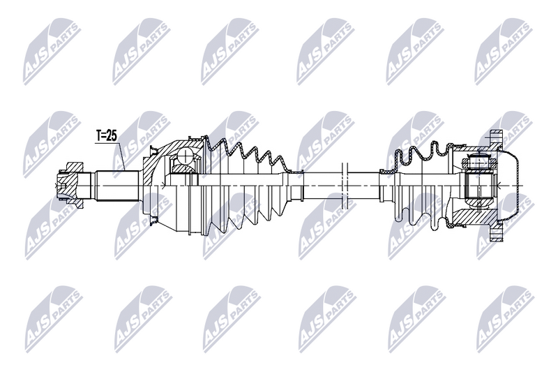 Planetara Lancia Ypsilon 1.3 JTD, 1.3 D Multijet 2003-; partea stanga, tip Delphi; 46818890; NTY, aftermarket