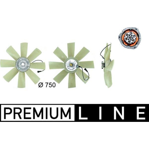 MAHLE Ventilator, radiator BEHR *** PREMIUM LINE ***