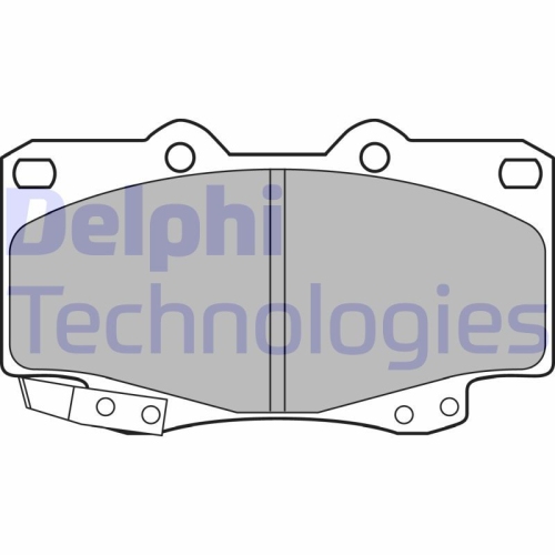 DELPHI set placute frana,frana disc