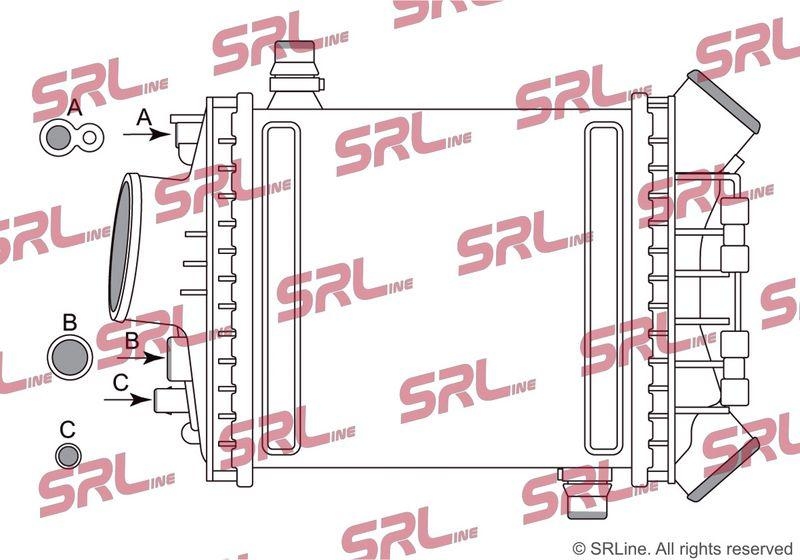 Intercooler Mercedes Clasa C (W205) Clasa CLS (C218) E Cabrio (A207) Clasa E (W212) E Coupe (C207) Clasa E (W213) Gl/Gls (X166) Glc (X253) M/Gle (W166) Clasa S (W222) (C217) Sl (R231) Slk/Slc (R172); motor 3.0 V6 T brazat, 2760900214