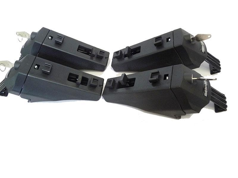 KIT MONTAJ PORTBAGAJ MENABO Dacia Duster, Duster Oroch, Citroen C4 Cactus, Nissan Pathfinder, kit fara bare, cu fixare pe barele longitudinale, Menabo 000093600000