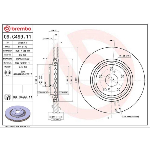 Set disc frana Lexus Es ( V6) 06.12-06.18, Nx ( Z1) 07.14-, Rx ( L1) 12.08-12.15; Toyota Highlander / Kluger ( U4) 05.07-08.14, Highlander / Kluger ( U5) 12.13-03.21, Previa 3 ( R2 R5) 10.05-, Rav 4 4 ( A4) 12.12-09.19, Rav 4 4 Van ( A4) 12.12-, Sienna (