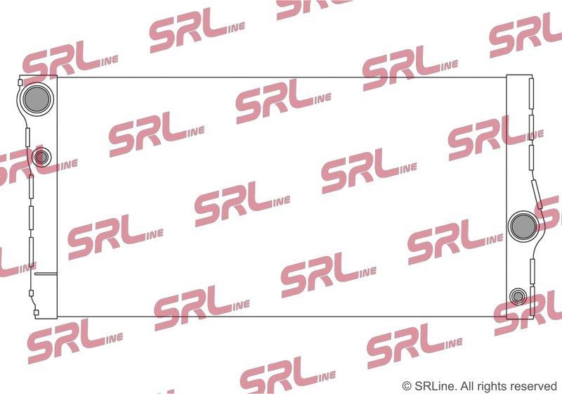 Radiator Bmw 6/ Gran Coupe F06/F12/F13 11-, 7 F01/F02 08-, motor: 3.0 R6 T, intrare/iesire conectare rapida, 600x326x32, SRLine, miez si rezervor din aluminiu brazat, 17117625460; 17118615427