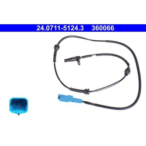 Senzor ABS Ate 24071151243, parte montare : Punte fata