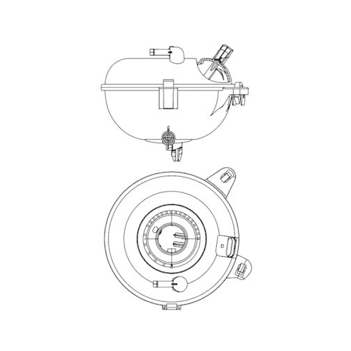 MAHLE Vas de expansiune, racire BEHR