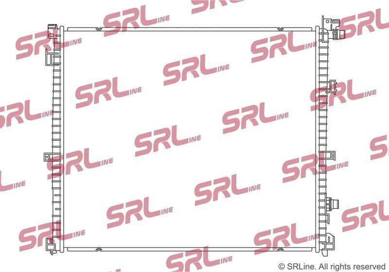 Radiator Bmw X5 (G05) 18-, X6 (G06) 19-, X7 (G07) 19-, motor: 3.0 R6 T, radiator auxiliar; intrare/iesire conectare rapida, 625x545x26, SRLine, Aluminiu/ Plastic brazat, 17115A26B34; 17115A3F245