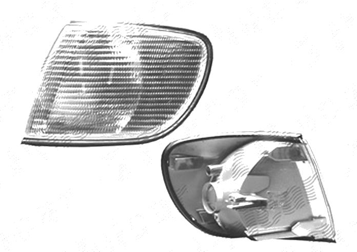 Lampa semnalizare fata Audi A6 (C4), 07.1994-10.1997, fata, Stanga, PY21W; alb; cu suport becuri, TYC