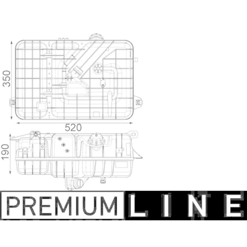 MAHLE Vas de expansiune, racire BEHR *** PREMIUM LINE ***