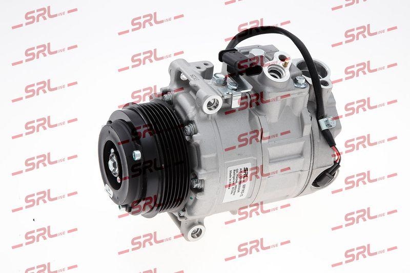 Compresor AC nou Mercedes Clasa S (W222) 14-, Clasa S Coupe (C217) 14-, motor: 3.0 R6 T, 3.0 V6 T, 4.7 V8 T, 5.5 V8 T, tip Denso: 7ZSE17, Diam. fulie (mm) 100, SRLine, 0008306800; 0008307602