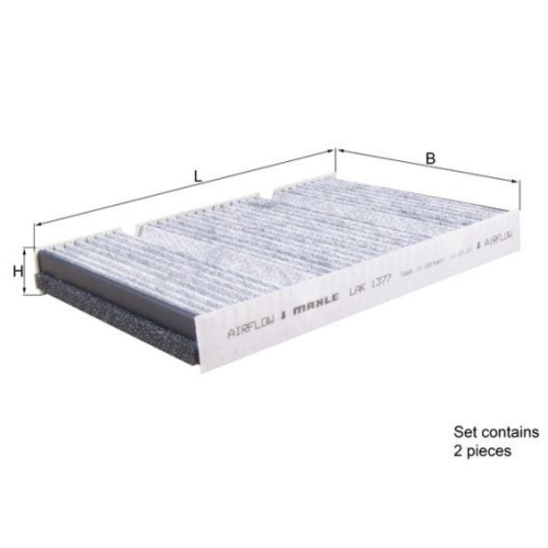 MAHLE Filtru, aer habitaclu