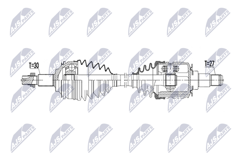Planetara Lexus Ls460 AWD, Ls600h AWD 2006-2017; partea din fata, stanga, cutie viteze automata; 43420-50010; NTY, aftermarket