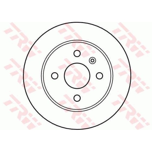 Disc frana Trw DF4050, parte montare : Punte spate