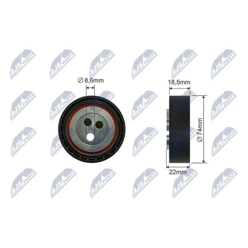 Rola ghidare curea transmisie Fiat Ducato 2.3jtd 2002-, 437-146