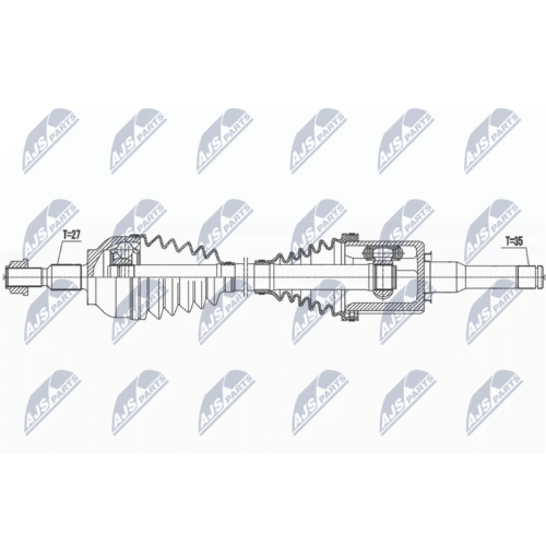 Planetara Ford Kuga 2, Escape 1.5t, 1.6t, 2.0t 2012-, Stanga, Fata, CV Automata, 1841613