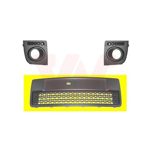 Grila bara protectie Ford Fusion (Ju) Van Wezel 1811590, parte montare : fata