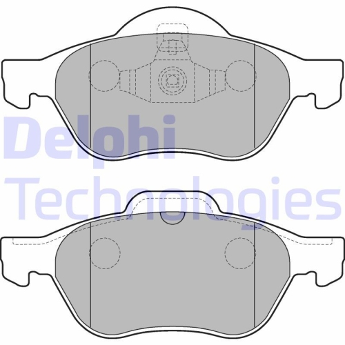 DELPHI set placute frana,frana disc