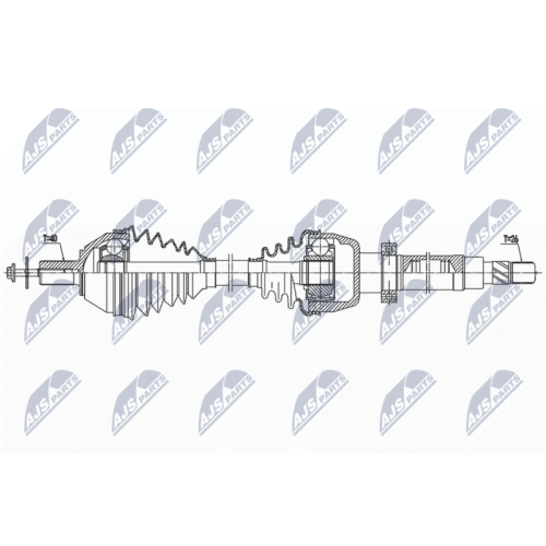 Planetara Ford Mondeo 2.5 2007-, S-Max 2.5st 2006-, Volvo S60ii, V60i D3, D4, D5 2010-, S80ii, V70iii 2.0tdi, 2.4d, 2.5t, D5 2006-, Fata, Dreapta, CV Manuala, NPW-FR-157