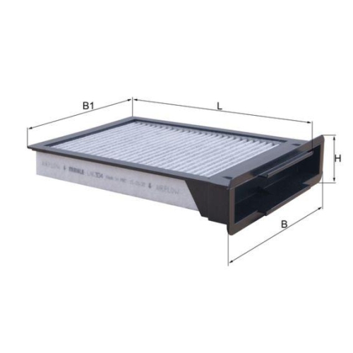 MAHLE Filtru, aer habitaclu