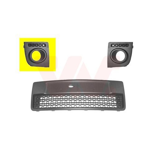 Grila bara protectie Ford Fusion (Ju) Van Wezel 1811594, parte montare : dreapta, fata