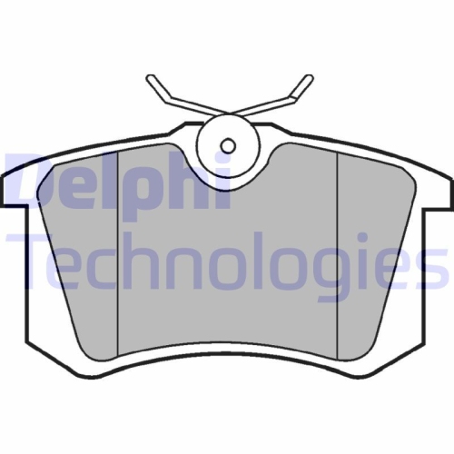 DELPHI set placute frana,frana disc