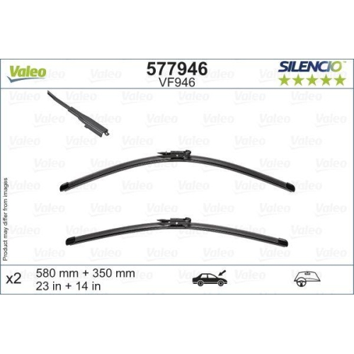 VALEO lamela stergator SILENCIO FLAT BLADE SET