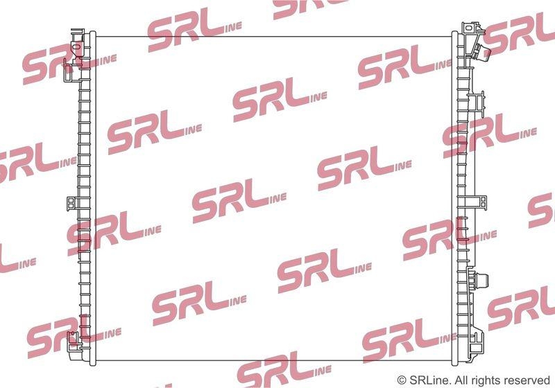 Radiator Bmw X3 G01 17-, motor: 1.6 T, 2.0 T, 3.0 R6 T, radiator temperatura joasa; intrare/iesire conectare rapida, 615x545x26, SRLine, Aluminiu/ Plastic brazat, 17118642747; 17119468695