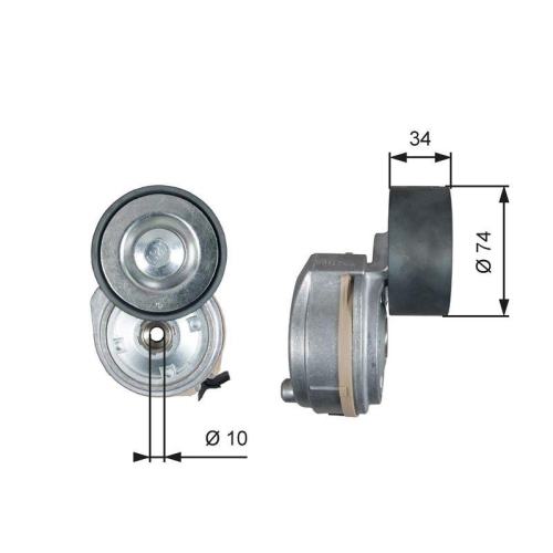 GATES Intinzator curea, curea distributie FleetRunner&trade;