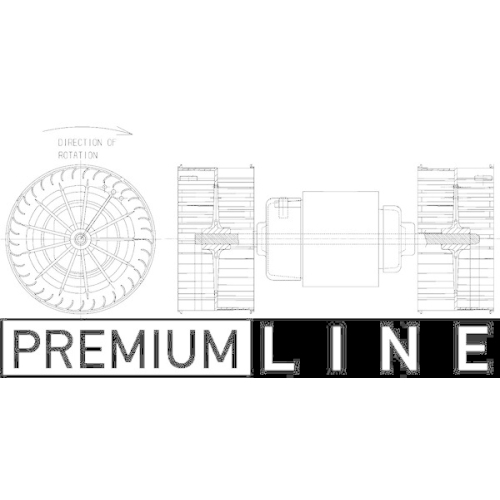MAHLE Ventilator, habitaclu BEHR *** PREMIUM LINE ***