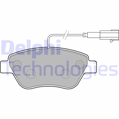 DELPHI set placute frana,frana disc