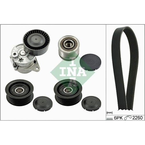 Schaeffler INA Set curea transmisie cu caneluri