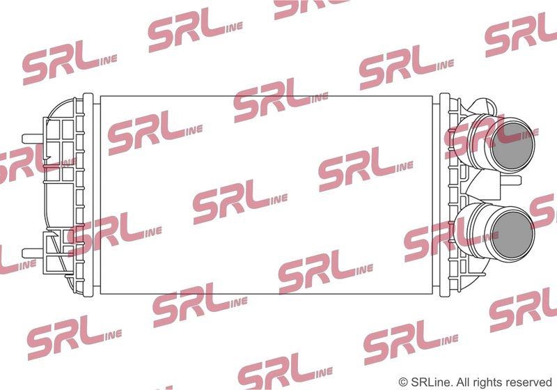 Intercooler Ds 3 Crossback 19-; Opel Corsa F 19-, Mokka 20-; Peugeot 2008 19-, 208 19-, motor: 1.2 PureTech, 327x187x64, SRLine, Aluminiu/ Plastic brazat, 98247422; 9824742280